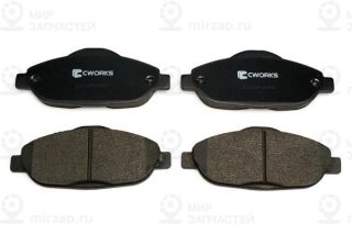 Комплект тормозных колодок (дисковый тормоз) CWORKS C11CR0068