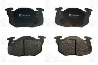 Комплект тормозных колодок (дисковый тормоз) CWORKS C11CR0069