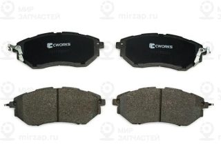 Комплект тормозных колодок (дисковый тормоз) CWORKS C11CR0091