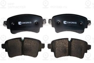 Комплект тормозных колодок (дисковый тормоз) CWORKS C12CR0007