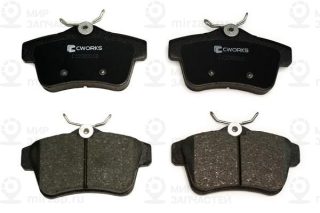 Комплект тормозных колодок (дисковый тормоз) CWORKS C12CR0018