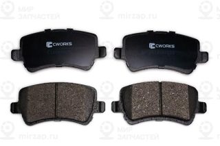 Комплект тормозных колодок (дисковый тормоз) CWORKS C12CR0025