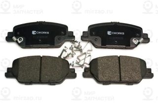Комплект тормозных колодок (дисковый тормоз) CWORKS C12CR0035