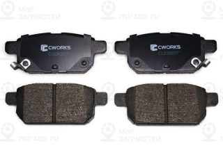 Комплект тормозных колодок (дисковый тормоз) CWORKS C12CR0077