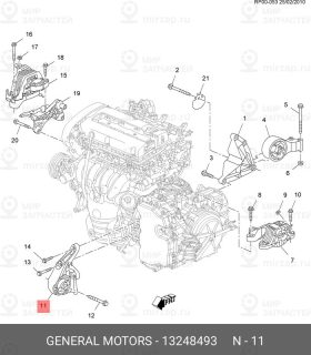 Запчасть DAEWOO 13248493