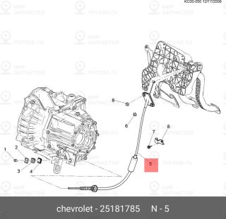 Запчасть DAEWOO 25181785