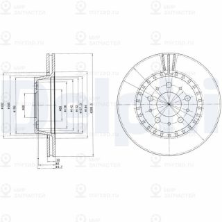 Тормозной диск DELPHI BG2426