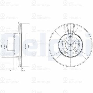 Тормозной диск DELPHI BG2682