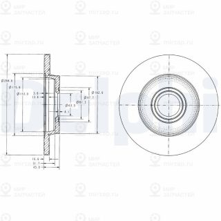 Запчасть DELPHI BG3416