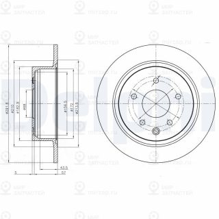 Запчасть DELPHI BG4108C