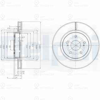 Тормозной диск DELPHI BG4131