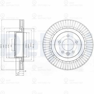 Тормозной диск DELPHI BG9926