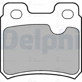 Комплект тормозных колодок (дисковый тормоз) DELPHI LP586