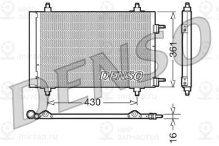 Конденсатор кондиционера DENSO DCN07019