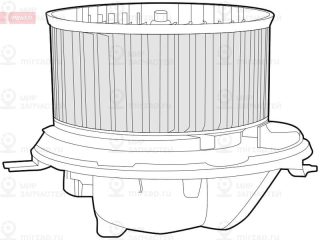 Вентилятор салона DENSO DEA32002