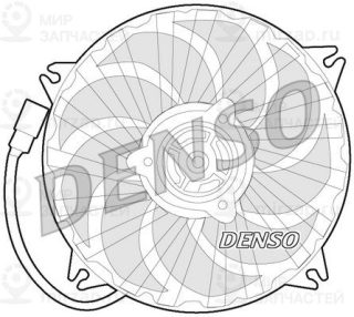 Вентилятор охлаждения двигателя DENSO DER21017