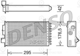 Радиатор Отопителя DENSO DRR12022