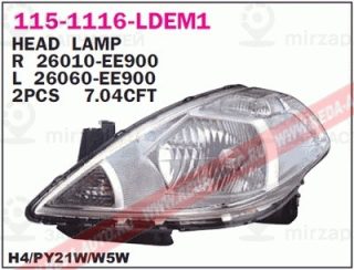 Запчасть DEPO 1151116RLDEM1