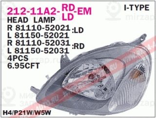Запчасть DEPO 21211A2LLDEM
