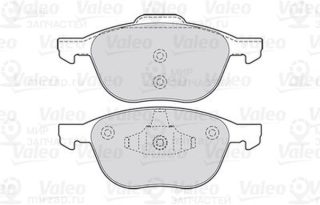 Колодки Торм.пер. Mazda 5/Kuga VALEO 301649