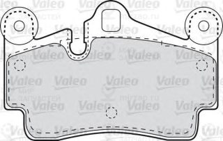 Комплект тормозных колодок (дисковый тормоз) VALEO 598770