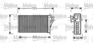 Теплообменник отопителя салона VALEO 812221