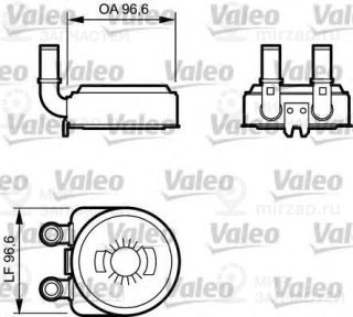 Радиатор масла двигателя VALEO 817705