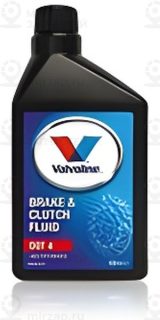 Жидкость Тормозная Val Brake & Clutch Fluid Dot4 24/500 Ml Valvoline 883429