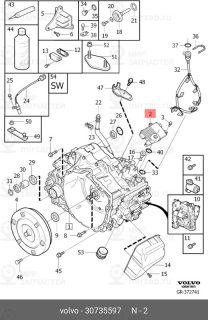 Запчасть VOLVO 30735597