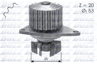 Насос водяной (охлаждение двигателя) DOLZ C110