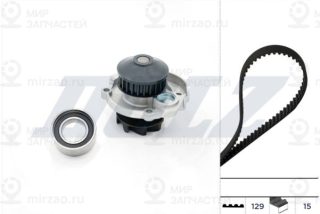 Насос водяной + комплект зубчатого ремня DOLZ KD022
