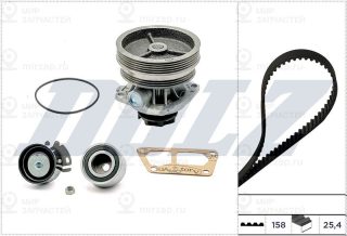 Насос водяной + комплект зубчатого ремня DOLZ KD126