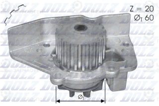 Насос водяной (охлаждение двигателя) DOLZ N406