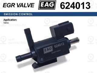Клапан Электромагнитный Volvo C70/S40/S60/S80/V40/Xc70 Eag EAG 624013
