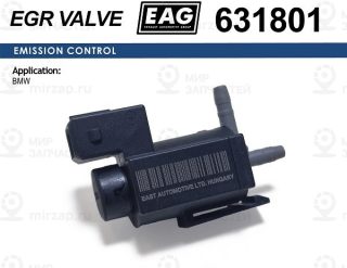 Клапан Электромагнитный Bmw E36/E46/E39/E38/E31/X5/Z3/Z8 Eag EAG 631801