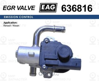 Клапан Egr Renault Dokker/Duster/Logan/Megane Iii, Nissan Qashqa 1.5Dci Eag EAG 636816