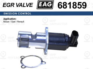 Клапан Egr Nissan Interstar, Opel Movano, Renault Laguna Ii 2.2Dci Eag EAG 681859