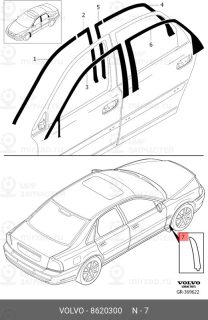 Запчасть VOLVO 8620300