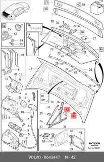 Запчасть VOLVO 8643447