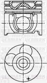Поршень YENMAK 3603537000