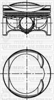 Поршень YENMAK 3604342050