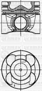 Поршень YENMAK 3604581050