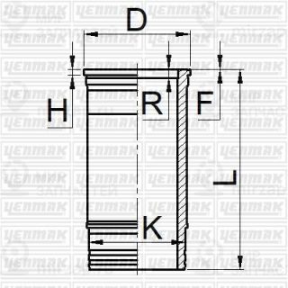 Запчасть YENMAK 5105927000