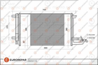 Запчасть EUROREPAR 1609634880
