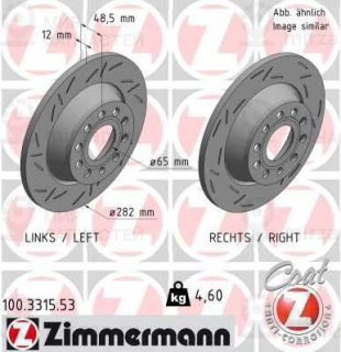 Тормозной диск ZIMMERMANN 100331553