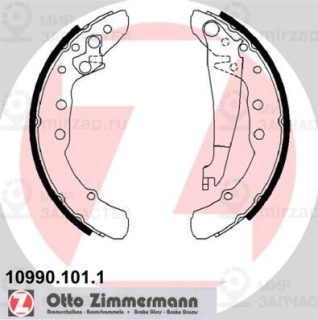 Комплект тормозных колодок ZIMMERMANN 109901011