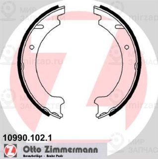 Комплект тормозных колодок стояночной системы ZIMMERMANN 109901021