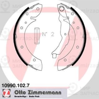 Комплект тормозных колодок ZIMMERMANN 109901027