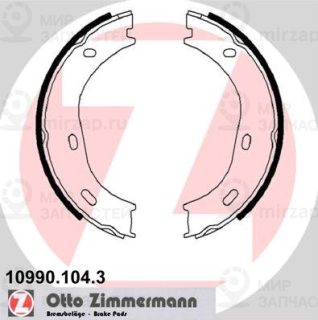 Комплект тормозных колодок стояночной системы ZIMMERMANN 109901043