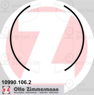 Комплект тормозных колодок стояночной системы ZIMMERMANN 109901062